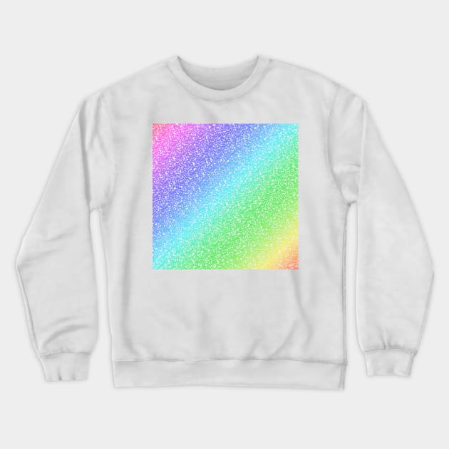 Rainbow sparkle gradient Crewneck Sweatshirt by BiscuitSnack